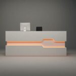 RC-0012-مكتب إستقبال  مقاس ٢ متر شامل ليد
